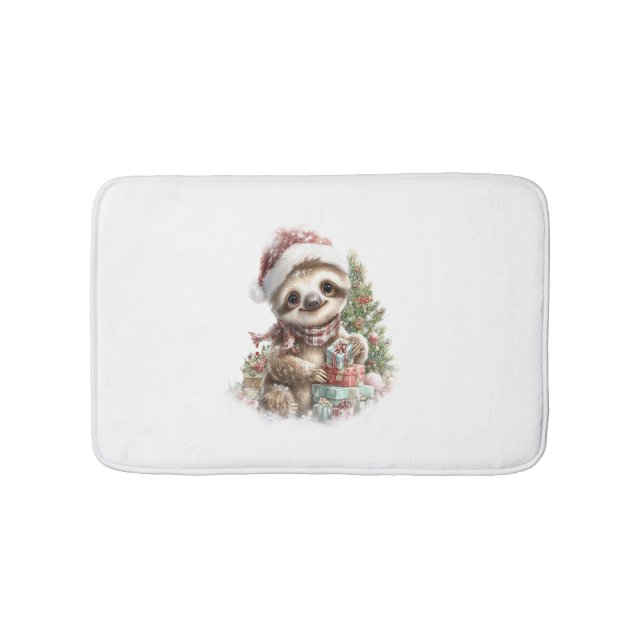 Alfombrilla De Baño Navidades de camisetas eslovacas Santa Hat (Anverso)