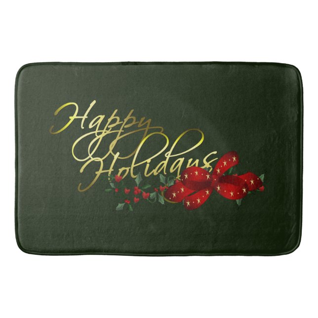 Alfombrilla De Baño Navidades de Felices Fiestas (Anverso)