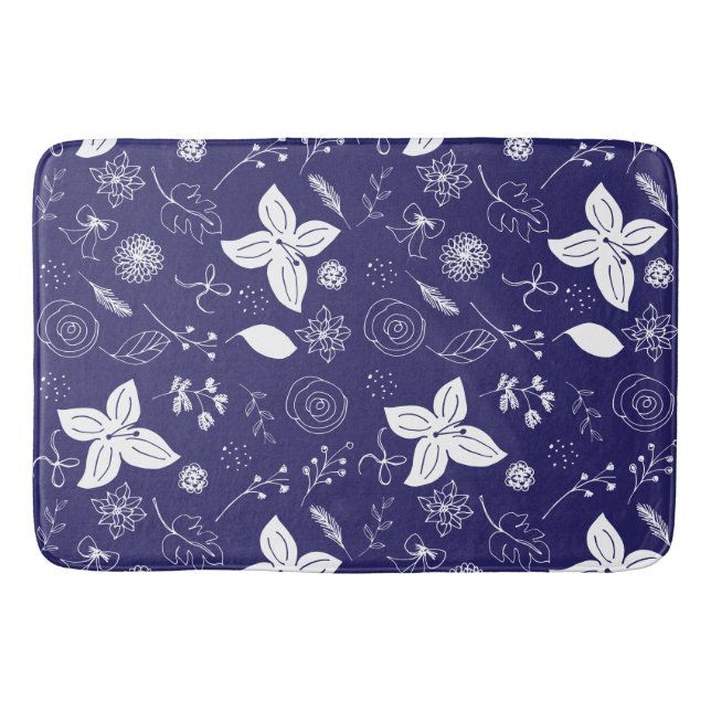 Alfombrilla De Baño Navidades de Navy Blue (Anverso)