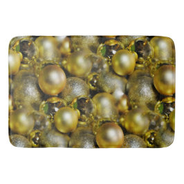 Alfombrilla De Baño Navidades de oro Baubles