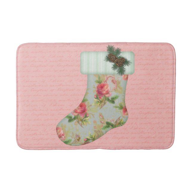 Alfombrilla De Baño Navidades de reposición de algodón Bath Mat (Anverso)