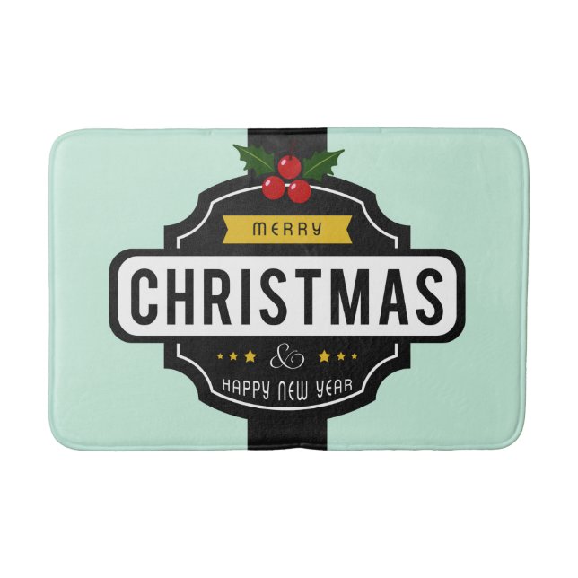 Alfombrilla De Baño Navidades Deseamos esteras de baño (Anverso)