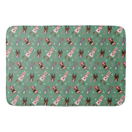 Alfombrilla De Baño Navidades Dobermann Dogs