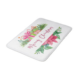 Alfombrilla De Baño Navidades Elementos Feliz Navidad