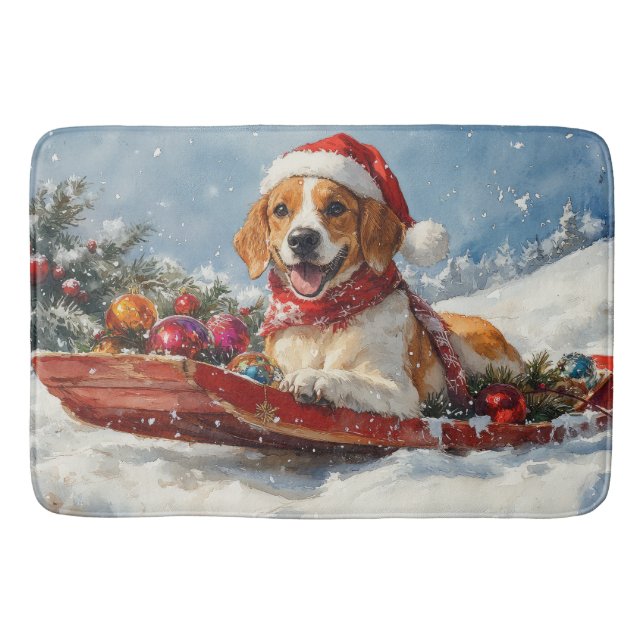 Alfombrilla De Baño Navidades estadounidenses de Foxhound en inglés (Anverso)