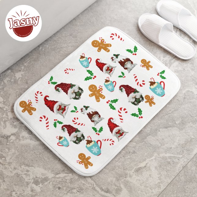 Alfombrilla De Baño Navidades Holly Gnome (Subido por el creador)