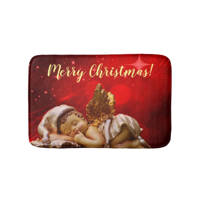 Alfombrilla De Baño Navidades Jesús, Angel Bebé Durmiente (Anverso)