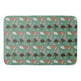 Alfombrilla De Baño Navidades Maltipoo Dogs