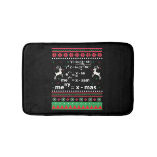 ALFOMBRILLA DE BAÑO NAVIDADES MATH