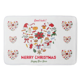 Alfombrilla De Baño Navidades minimalistas y la fiesta del Año Nuevo