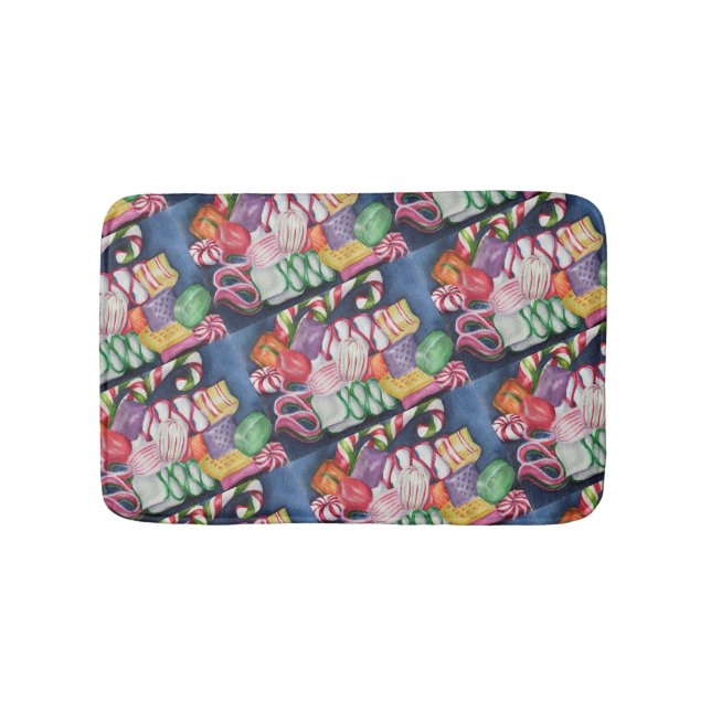Alfombrilla De Baño Navidades mixtos Candy (Anverso)