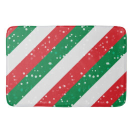 Alfombrilla De Baño Navidades Navidad Navidad Alegría festiva verde bl