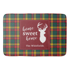 Alfombrilla De Baño Navidades personalizados Tartan Clan Buchanan Plai
