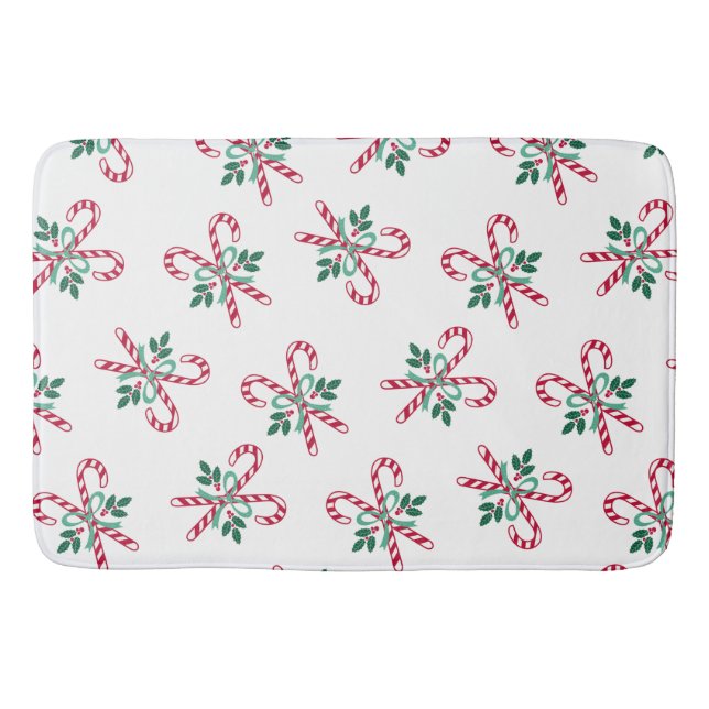 Alfombrilla De Baño navidades retro latas de dulces (Anverso)