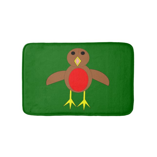 Alfombrilla De Baño Navidades Robin Bath Mat (Anverso)
