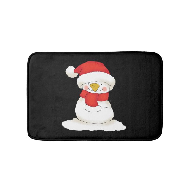 Alfombrilla De Baño navidades snowman (Anverso)