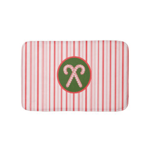 Alfombrilla De Baño Navidades/tiras de menta