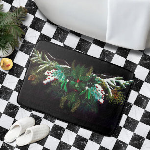 Alfombrilla De Baño Navidades Winter Green Man