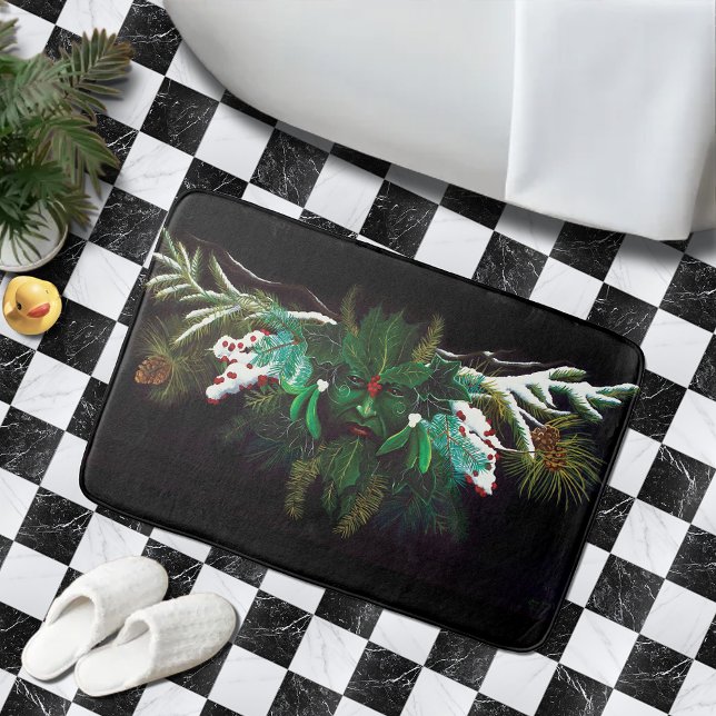 Alfombrilla De Baño Navidades Winter Green Man (Subido por el creador)