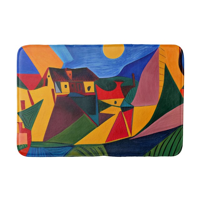 Alfombrilla De Baño Negrita Sunset Picasso (Anverso)
