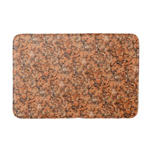 Alfombrilla De Baño Negro animado manchado del naranja del modelo de