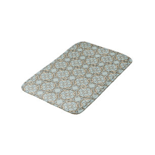 Alfombrilla De Baño Negro poner crema gráfico que entrelaza inspirado