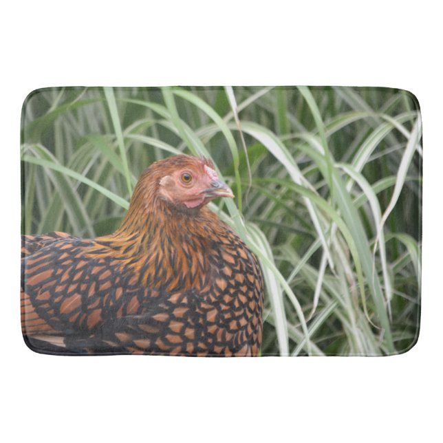 Alfombrilla De Baño Nellie The Hen (Anverso)