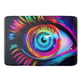 Alfombrilla De Baño Neon Eye Dream