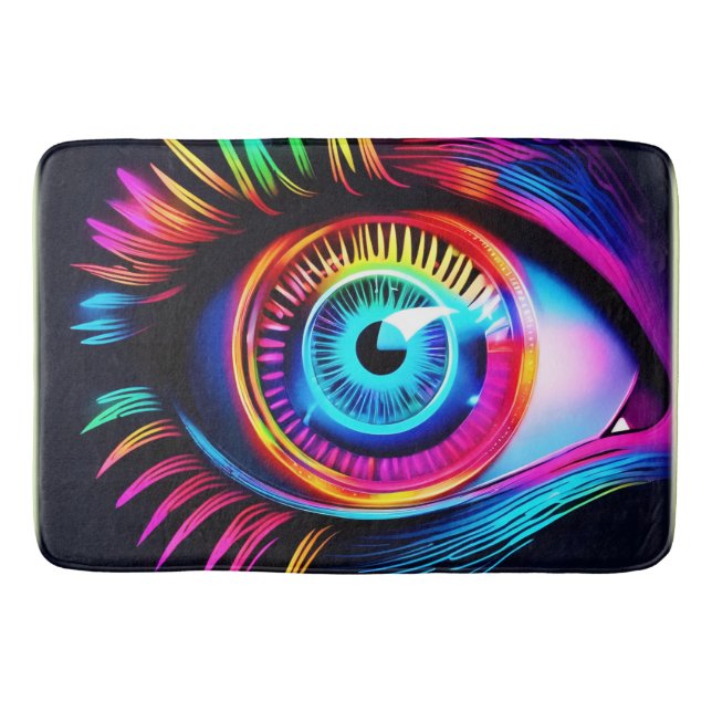 Alfombrilla De Baño Neon Eye Dream (Anverso)