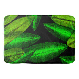 Alfombrilla De Baño Neon Green Leaves Art. Comprar ahora
