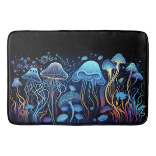 Alfombrilla De Baño Neon Jellyfish