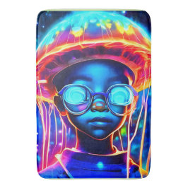 Alfombrilla De Baño Neon Jellyfish Child Vision