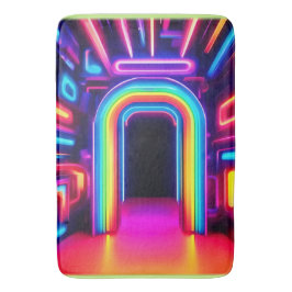 Alfombrilla De Baño Neon Rainbow Gateway
