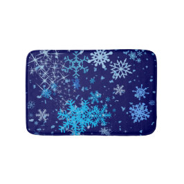 Alfombrilla De Baño Nevada nocturna de los navidades