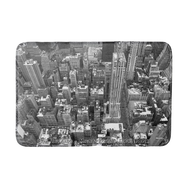 Alfombrilla De Baño New York Bath Souvenirs NYC Cityscape (Anverso)
