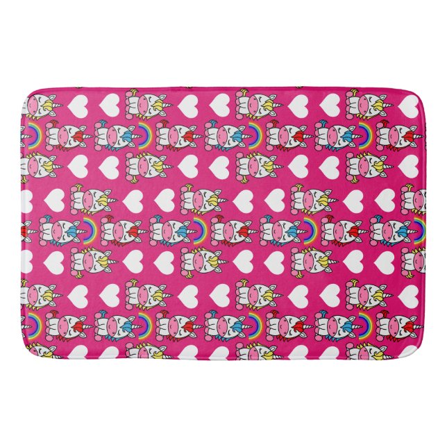 Alfombrilla De Baño Niñas Unicorn Pony (Anverso)