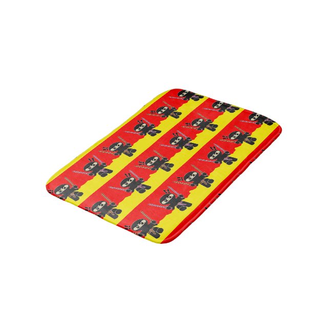 Alfombrilla De Baño ninjas enojadas (Angular)