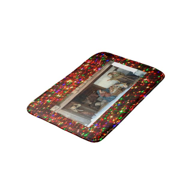 Alfombrilla De Baño Niño Jesús, María y José Natividad (Angular)