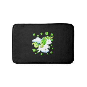 Alfombrilla De Baño Niños St Patricks Día Unicornio Chicas Toddler Sha