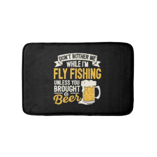 Alfombrilla De Baño No Me Molesten Mientras Yo Pesca Cerveza En El Ang