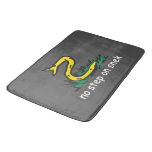 Alfombrilla De Baño No pisar en snek memes parodia de Gadsden SnekRigh