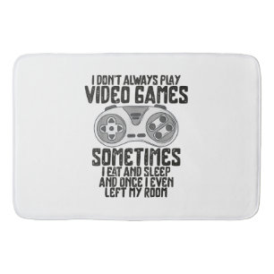 Alfombrilla De Baño No siempre juego videos juegos humor para juegos d