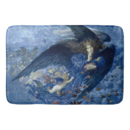 Alfombrilla De Baño Noche con su tren de estrellas (Ángel con Cherubs)