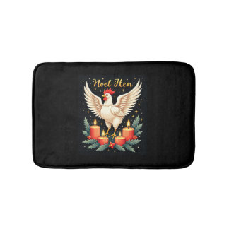 Alfombrilla De Baño Noel Hen Chicken
