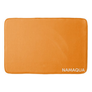 Alfombrilla De Baño Nombre de color naranja de Namaqua