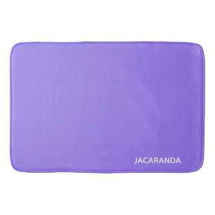Alfombrilla De Baño Nombre de color púrpura de Jacaranda