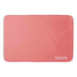 Alfombrilla De Baño Nombre de color rosa guayaba