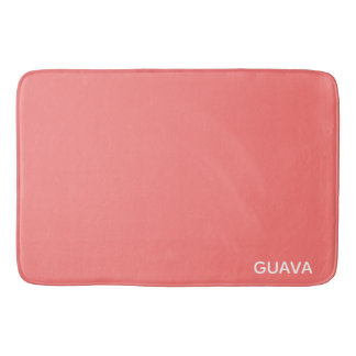 Alfombrilla De Baño Nombre de color rosa guayaba