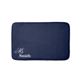 Alfombrilla De Baño Nombre de la Marina Sr Smith