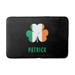 Alfombrilla De Baño Nombre personalizado Celtic Ireland Shamrock Irish